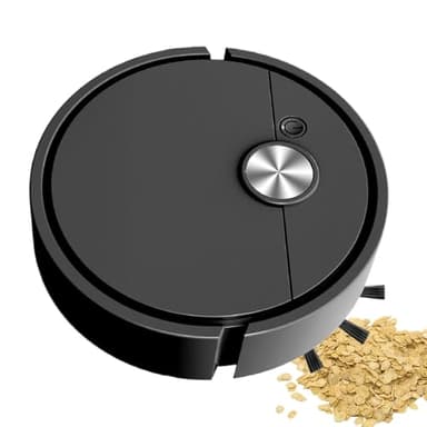 Générique Robot Laveur de Sol - 200 PA Aspiration Automatique Électrique Nettoyeur De Sol,Robot Aspirateur et Laveur de | pour Poils d'animaux, Tapis, Parquet, Nettoyage de la Maison et Entrepôt