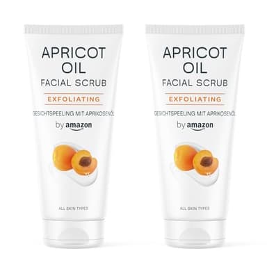 by Amazon Gommage pour le visage à l'abricot, 2 x 100ml