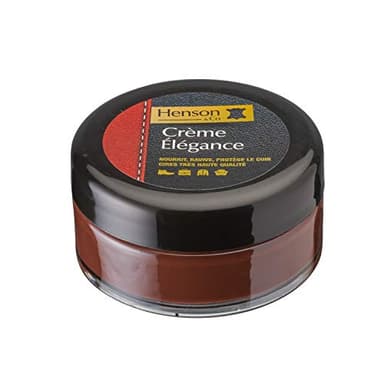 Cirage Marron – Idéal Chaussure Cuir - Cire de Haute Qualité pour Nourrir, Raviver et protéger Durablement vos supports - Fabriqué en Europe, non concerné