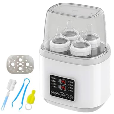 Chauffe-biberon Bébé: Stérilisateur 8 en 1 pour biberons de bébé, chauffe-biberon pour bébés, chauffe-biberon rapide, chauffe-aliments pour bébé rapide et dégivrage, chauffage de nourriture pour bébé