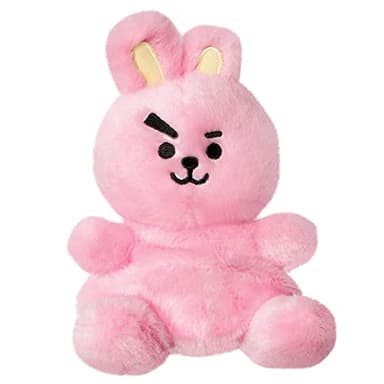 Aurora, 61510, BT21 Cooky Palm Pal, 13cm, Peluche écologique, Rose