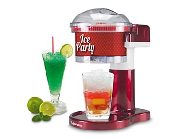 BEPER P102GEL100 Broyeur à Glace Electrique avec Lames en Acier Inoxydable - Machine a Granita, Cocktails, Sorbets