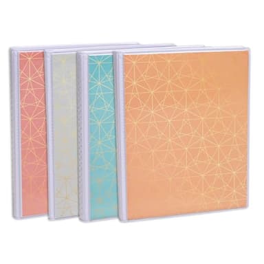 Exacompta - Réf. 65001E - Album photos mini à pochettes souples 24 photos 10X15 cm - 24 pages - format vertical 12X16 cm - visuels de la couverture : 3 motifs aléatoires