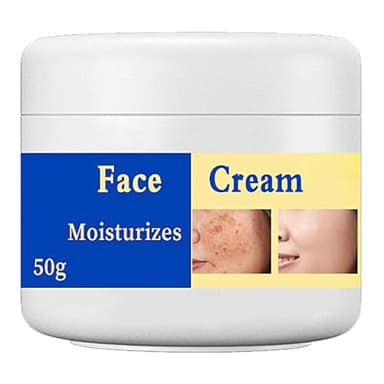 KOAHDE Crème Eclaircissante pour Peau Foncée,Eclaircissante de la Peau,Crèmes Eclaircissantes Anti-Taches de Rousseur,Eliminateur de Taches Brunes pour le Visage,50G,1PC