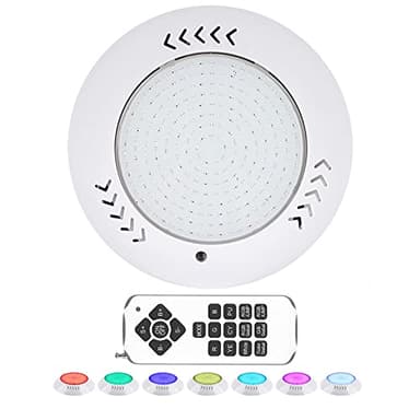 KWODE Lampe,Projecteur Piscine RGB Multi-Couleur 30W,Lumières LED Submersible Étanche IP68 avec Télécommande pour Piscine Decoration Fête Festival Fontaine[AC/DC12V A+++]