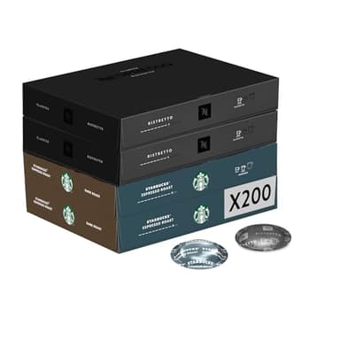 Nespresso Professionnel - Assortiment cafés torréfaction intense - 200 capsules (2 boîtes de 50) - Adapté aux professionnels