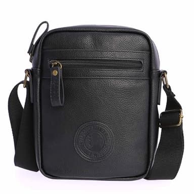 Coronel Tapiocca Homme Bandoulière Pietro Sac Bandouli re Noir, Noir, Taille unique EU