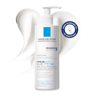 La Roche-Posay - Lipikar Baume AP+M - Crème Hydratante Corps Triple Réparation - Apaise Durablement les Peaux Sèches Atopiques - Beurre de karité, Aqua Posæ, Niacinamide - Crème Corps Haute Tolérance