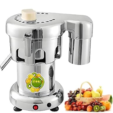 AiODiO Extracteur de jus Professionnel, en Acier Inoxydable, 2800 TR/Min, 80-100 kg/h, rendement élevé et Service Rapide, Facile à Nettoyer, Faible Niveau sonore