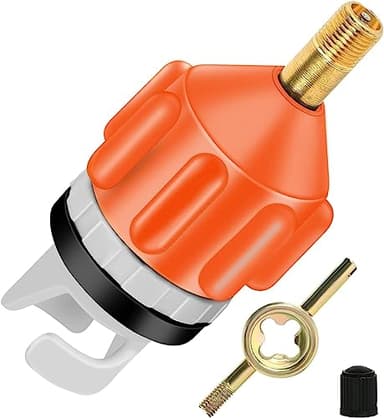 YOUNLEN Adaptateur de Kayak,Sup Adaptateur Valve,Convertisseur Gonflable Pompe à Air pour Canoës,Stand Up Paddle Boards,Planches à Pagaie,Applied to Inflatable Boats, Canoes, Kayaks