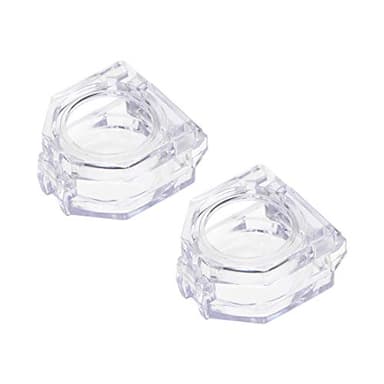 sourcing map Couvercle Protection Pastique Interrupteur Pour Bouton-poussoir 22mm Diamètre 2Pcs