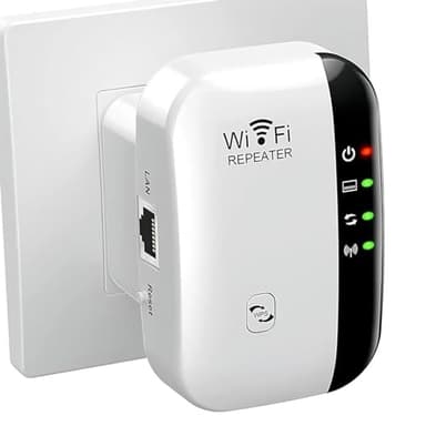 beseloa Répéteur WiFi Puissant 300Mbps Amplificateur WiFi Puissant 2.4GHz WiFi Range Booster WiFi Répéteur Extenseur sans Fil avec Port Ethernet, WiFi Extender WiFi Booster, RJ45, Protection WPS