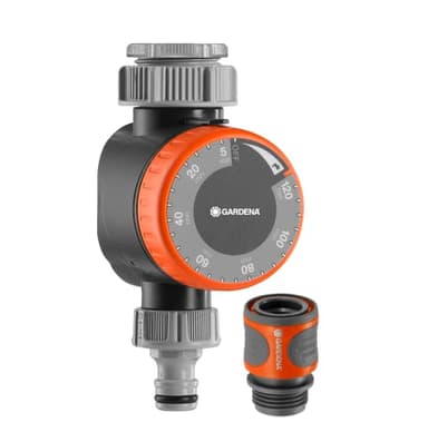 Gardena 31169 1169 Minuteur mécanique d'eau avec contrôle de débit