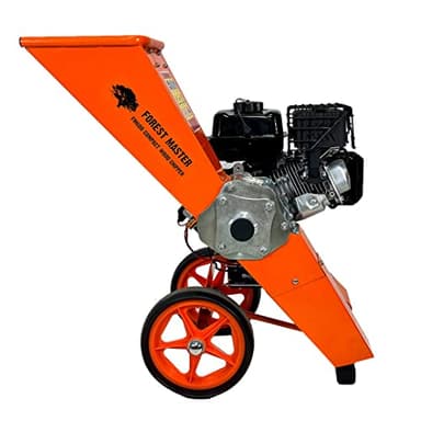 Forest Master FM6DD-MUL Broyeur à Bois à Essence 6 HP Compatible avec Tous Les déchets Verts de Jardin, Alimentation Automatique des copeaux de Bois jusqu'à 50 mm