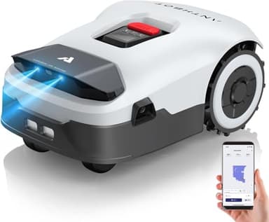 Robot Tondeuse sans Fil Périphérique - 900㎡, Full Band RTK+4 Yeux IA Vision Tondeuse Robot Gazon, Auto Cartographie, 20 Multi-Zone, Évitement d'obstacles, ANTHBOT Genie600