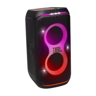 JBL PartyBox Club 120, Enceinte portable de soirée, poignée pliable ergonomique, jeu de lumières, 12 heures d'autonomie, résistante aux éclaboussures IPX4, noir, Prise britannique (Type G)