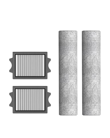 Tineco Kit Accessoire 2*Rouleaux Résistants à la Chaleur & 2*Filtres HEPA pour Série Stretch (S7/S9 Artist, S7 stretch Ultra, i5/i6 Stretch et Stretch S6), Ensemble et Boite de Cadeau