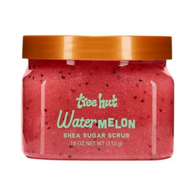 TREE HUT, Watermelon Shea Sugar Scrub, Exfoliante Corporal de Azúcar Natural con Manteca de Karité y Esencia de Sandía, Exfolia e Hidrata la Piel, 510 gramos