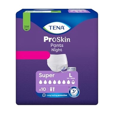 Tena Pants Night Super Large - 1 paquet de 10 protections