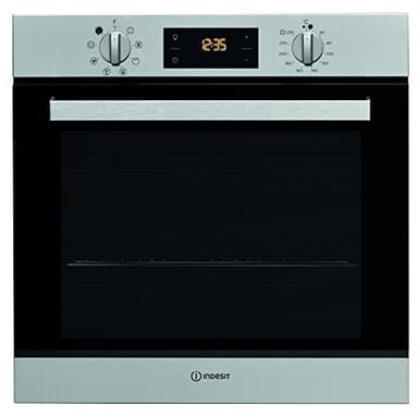 INDESIT Four encastrable pyrolyse IFW6540PIX, 66 litres, 7 modes de cuisson