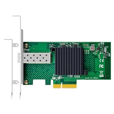 GLOTRENDS ST7315 Carte réseau Ethernet 10Gb SFP+ 1 Port avec contrôleur Intel 82599EN, Interface PCIE 2.0 X4, Compatible Windows 11/10/Windows Server/Linux/ESX/VMware ESXi