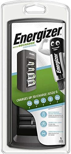 Energizer 14087 Chargeur Universel pour Micro AAA, Mignon AA, Baby C, Mono D et Bloc 9 V