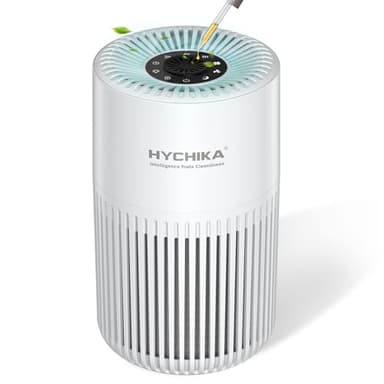 Purificateur d'Air Chambre - Filtration Efficace contre Allergies et Odeurs, Silencieux, avec Éponge d'Aromathérapie, 10W Économie d'Énergie, 3 Vitesses, Air Purifier HEPA pour Maison Bureau