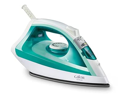 Calor Virtuo Fer à repasser vapeur, 1800 W, Débit vapeur 24 g/min, Fonction pressing 80 g/minute, Défroissage vertical, Bleu-Vert FV1710C0