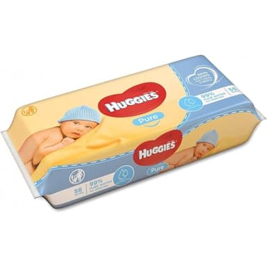 Huggies Pure Lingettes humides pour enfants, 6 paquets de 56 lingettes