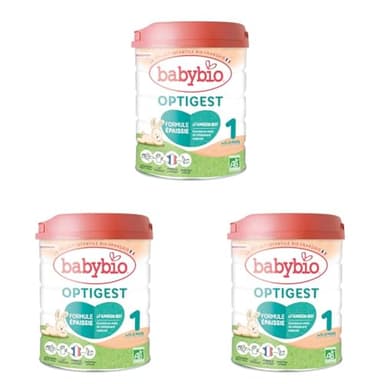 Babybio Optigest 1er âge de 0 à 6 mois 800g (Lot de 3)