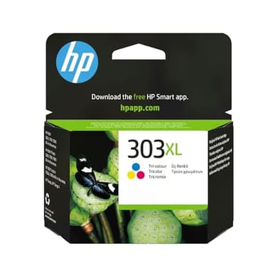 HP 303XL Cartouche d'Encre Trois Couleurs grande capacité Authentique (T6N03AE), Cyan/Magenta/Jaune