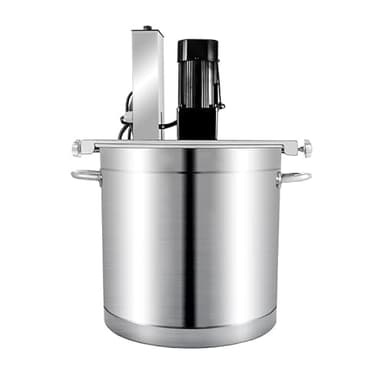 Memykoy Mélangeur Automatique 20L/25L, mélangeur Professionnel, racleur à 4 Lames, Machine à mélanger pour Fondue, Soupe, Sauce, Confiture, Garniture 20L