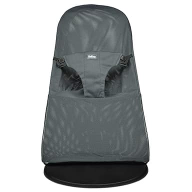 Housse transat bébé Belltop compatible Babybjörn. Tissu en maille, siège bébé thermorégulé. Housse de hamac gris: confortable
