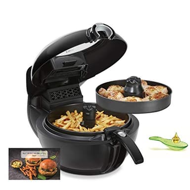 Tefal Friteuse à air chaud 2 en 1 ActiFry Genius XL YV9708 | 1500 watts | capacité : 1,7 kg | 9 programmes automatiques | technologie 2 en 1 | noir