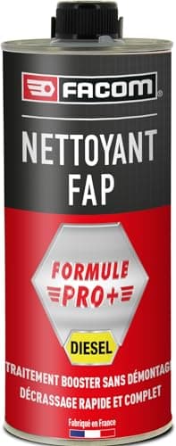 Facom Nettoyant FAP, Décrassant Filtre à Particules, Formule Pro+ 1L Rouge