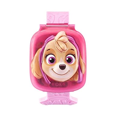 VTech - Pat' Patrouille, La Montre-Jeu Interactive de Stella, Montre Enfant à Clapet avec Écran Animé, Bracelet Souple, 12 Cadrans, 4 Jeux, Cadeau Enfant de 3 Ans à 7 Ans - Contenu en Français