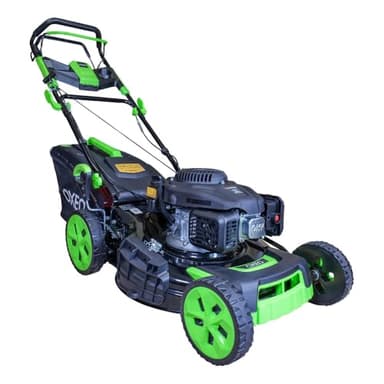 Tondeuse thermique 196CC - Puissante - auto-propulsée - moteur Loncin V200 - largeur de coupe 53 cm - Bac collecteur 65L