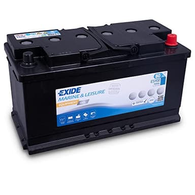 EXIDE - BATTERIE MARINE Equipment GEL - Spéciale bâteaux & caravanes - Batterie 12V - 80Ah - Haute performance