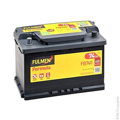 Fulmen - Batterie voiture FB740 12V 74Ah 680A - Batterie(s) - 574012068 ; E
