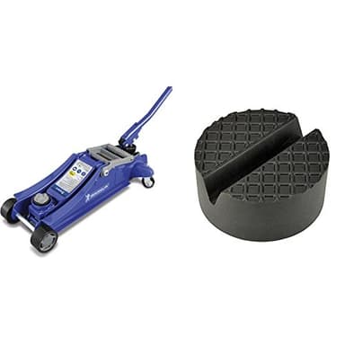 Michelin Cric 1,8T + Coussin en Caoutchouc pour Cric et Élévateurs