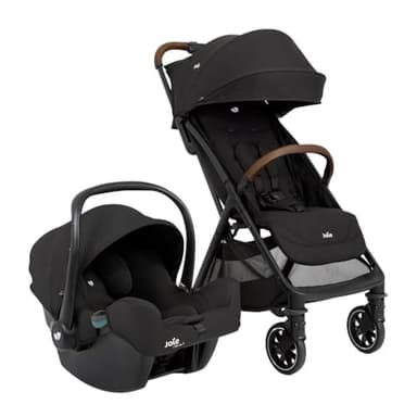 Joie - Duo Pact™ Pro - Système de Voyage Bébé avec Poussette Compacte et Siège Auto i-Snug 2 i-Size - Harnais 5 Points - Légère avec Pliage Compact - Tissu UPF 50+ - Dès la Naissance Jusqu’à 22 kg