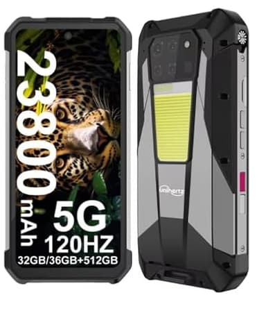 8849 Tank 3 Pro Rugged Smartphone 23800mAh Rugged Projector Phone 36GB+512GB Dual Sim 5G Android 14 Unlocked Mobile Cell Phones 6.79" Big Screen, Camping Light/2TB Expand/OTG 97dB Loud Speaker