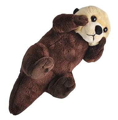 Wild Republic Wild Calls Loutre De Mer, Cris Authentiques d’Animaux, Peluche Jouet, 20 cm, Cadeau de Naissance, Peluche Sonore, Rembourrage Fabriqué à Partir de Bouteilles d’Eau Recyclées