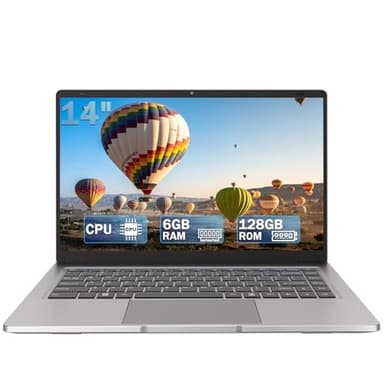 PINSTONE Ordinateur Portable 14 Pouces 6 Go RAM, 128 Go SSD Celeron N4000 Processeur Dual Core Portable PC 1366 * 768 Laptop PC sans Fil WiFi& Bluetooth 4.2 HDMI*1 USB3.0 * 2