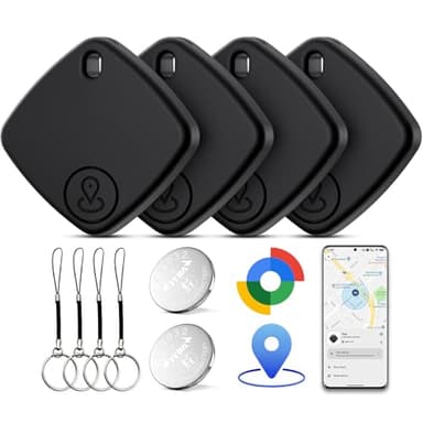 Android Smart Tag, Air Tracker Tag Android, Bluetooth Localisateur D’Objets Fonctionne avec l’app Google Localiser (Uniquement Android), Android Tracker Tags pour clés, Sacs, Bagages,IP67 Imperméable
