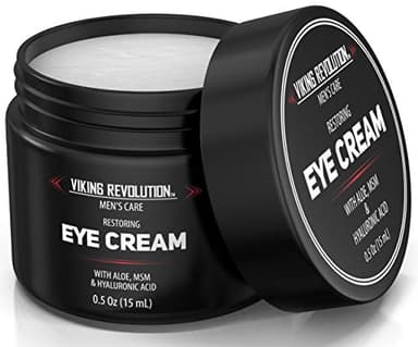 Viking Revolution Crème Anti Cerne Homme & Anti-Âge - Crème Hydratante Pour Le Contour Des Yeux - Contre Les Pattes d'Oie les Rides & les Ridules