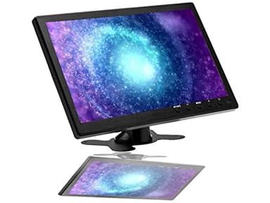 CAMECHO 10,1 Pouces HD CCTV Moniteur, LCD Couleur 1024x600 VGA HDMI BNC AVI Entrée PC DVR Moniteur de Sauvegarde de Voiture Et écran de sécurité à Domicile