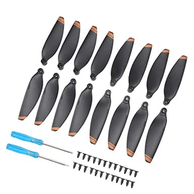 HEEPDD Propercues de Drones de Remplacement des Lames Plus Stables et Silencieuses pour Mini, RC Accessoires Pack avec Vis et pour Les Amateurs de Drones