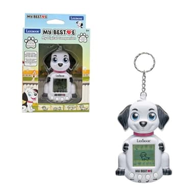 Lexibook, Console My Best-E Chien avec écran LCD et Porte-clés, Blanc, JLMBDOG