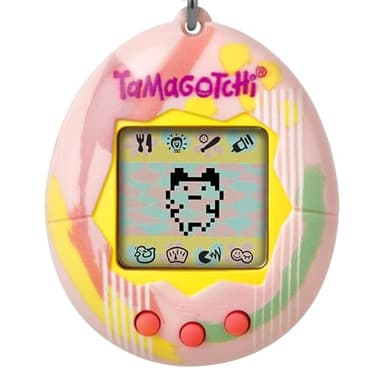Bandai - Tamagotchi - Tamagotchi Original - Art Style - Animal électronique virtuel avec écran Couleur, 3 Boutons et Jeux - Jouet Animal interactif en Français - Jouet Enfant 8 Ans et + - 42883